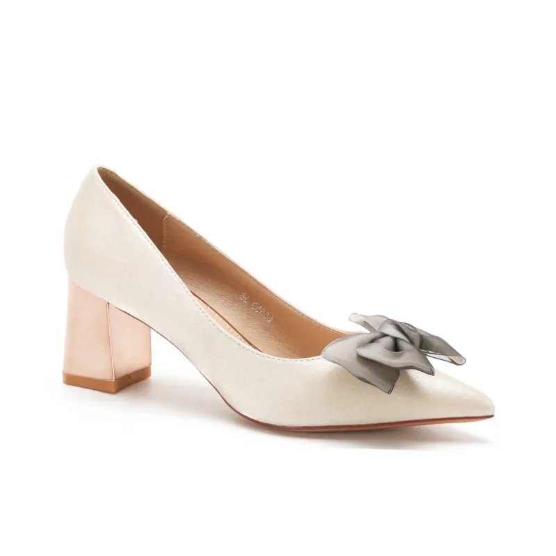 HKCP Chunky Heel High Heels 6.5cm Women's-3