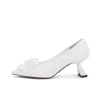 CHARLES&KEITH Wedding Slim Heel High Heels Women's White