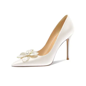 Holy Rose Slim Heel High Heels Women's Champagne