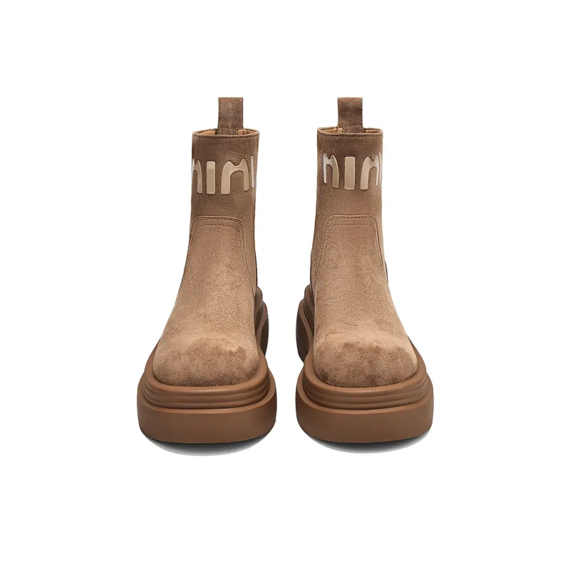 JOSINY Ankle Boots Women's Camel/Coffee-3