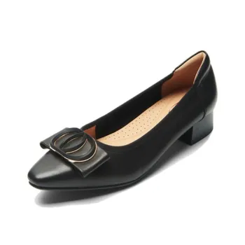 PT'SON Chunky Heel High Heels 3cm Women's