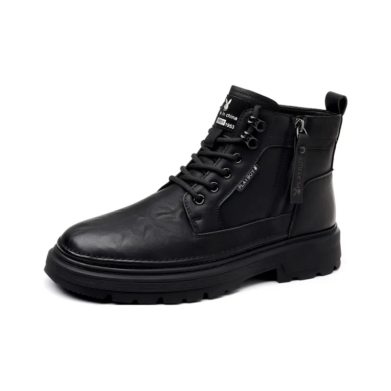 Playboy Playboy Short Martin Boot Low Heel Men's-6