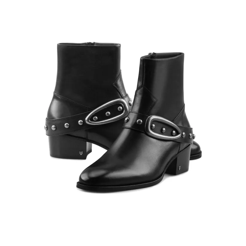 Naked Wolfe The Hollywood Ankle Boots Men's Black-3