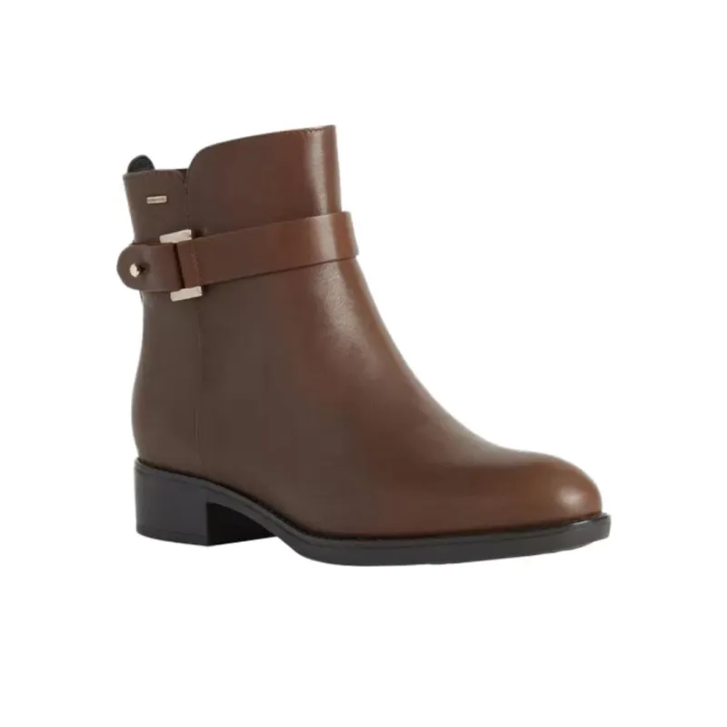 GEOX Felicity ABX Ankle Boots 3.5cm Women's Brown-1