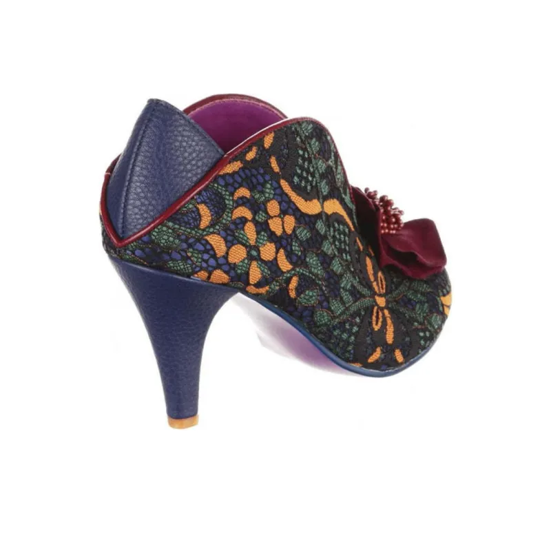 IRREGULAR CHOICE Moonlit Serenade Slim Heel High Heels 8cm Women's Turquoise-3