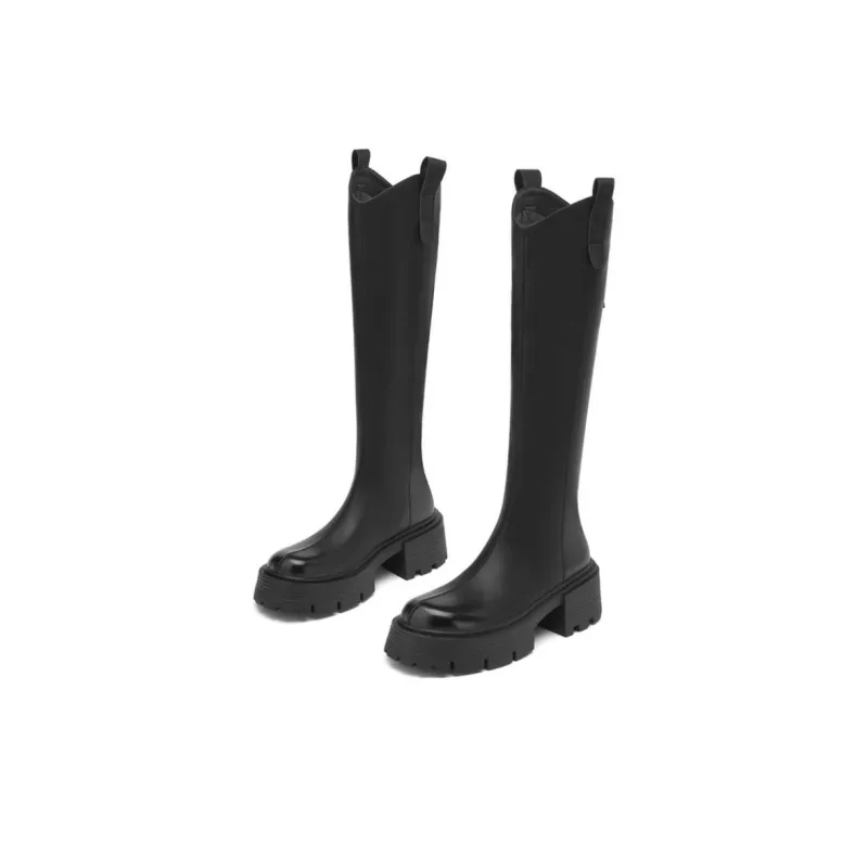 KEKAFU Knee high Boots Women's Black/Brown/Khaki-2