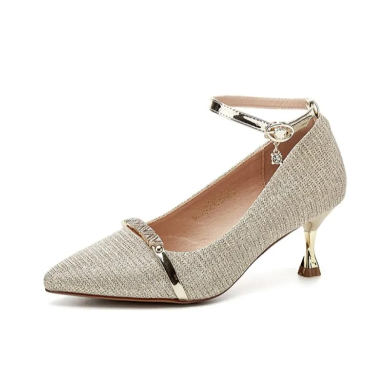Rich Birds Slim Heel High Heels 6.5cm Women's-4