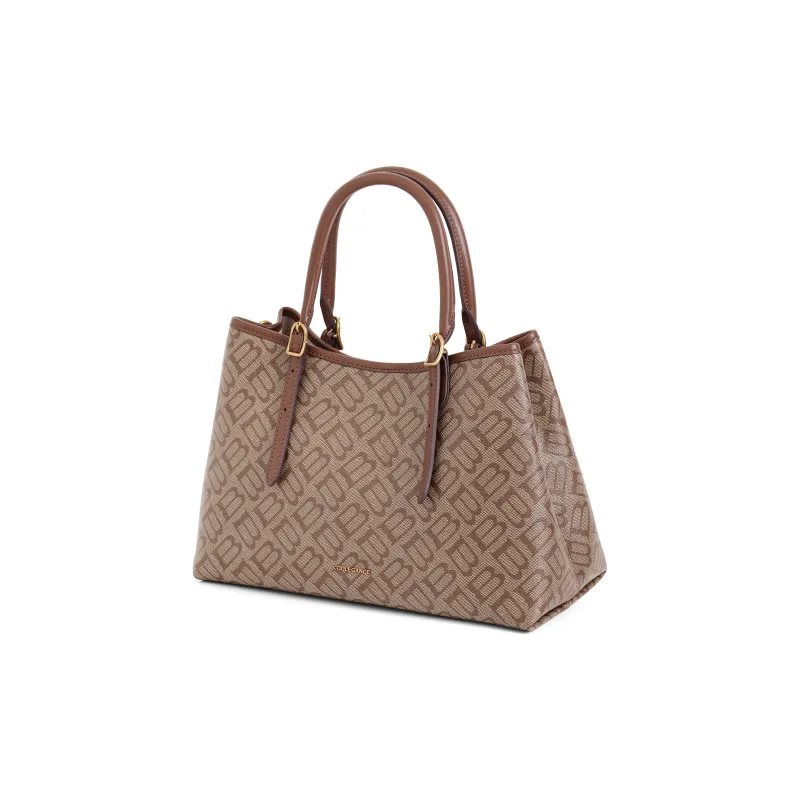 BELLE Artificial Leather Tote Bag, Shopping Bag, Handbag Tubas Women's Apricot/Coffee-6