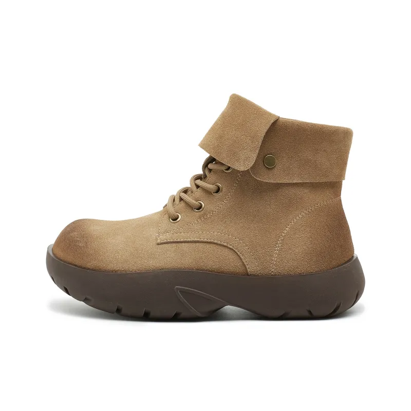 OULISASI Ankle Boots Women's Ecru/Khaki/Apricot/Purple/Army Green/Burgundy-5