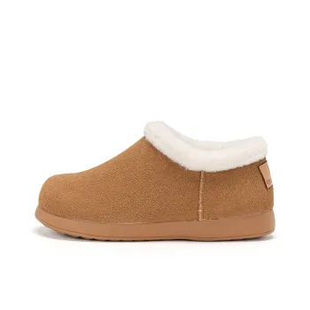 EXULL Q Warm Ankle Length Snow Boots Women's Camel
