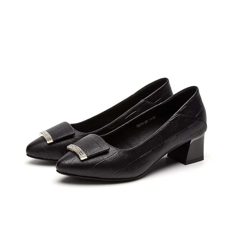 Rich birds High Heels Women's Black/Burgundy-2