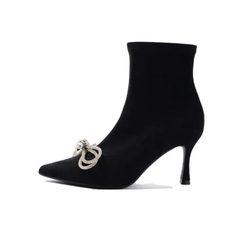 STEVE MADDEN Ankle Boots 7.8cm Women's Black