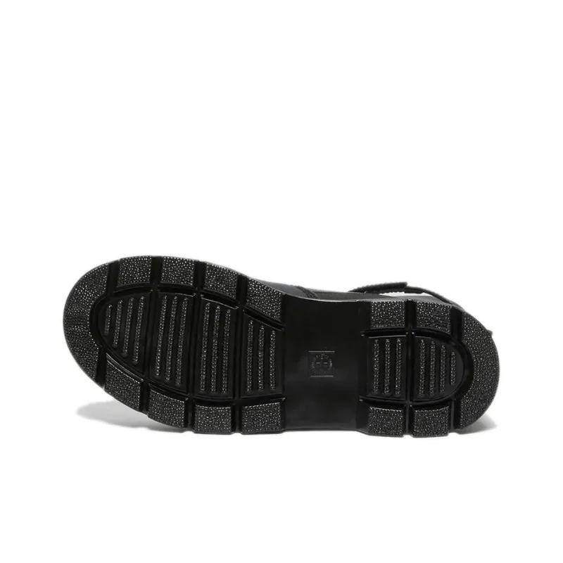 Dr.Martens Combs Tech Coated Canvas Casual Boots 'Black Yellow'-6