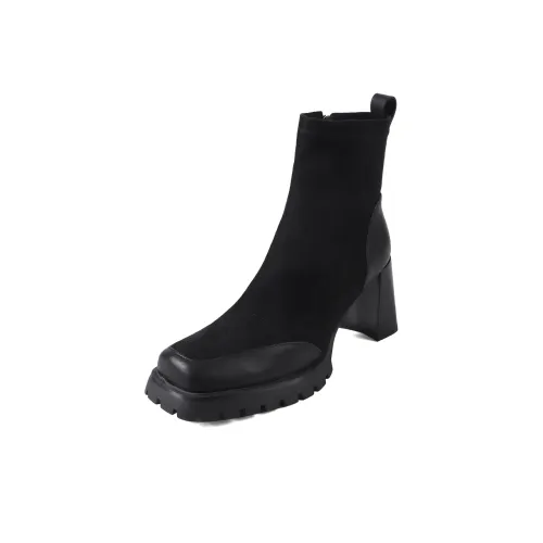 XIAOAJUE Ankle Boots 7.5cm Women's