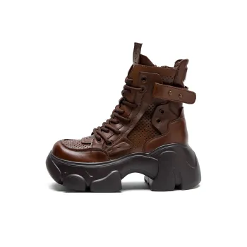 MATA Ankle Boots Women's Brown/Beige/Black