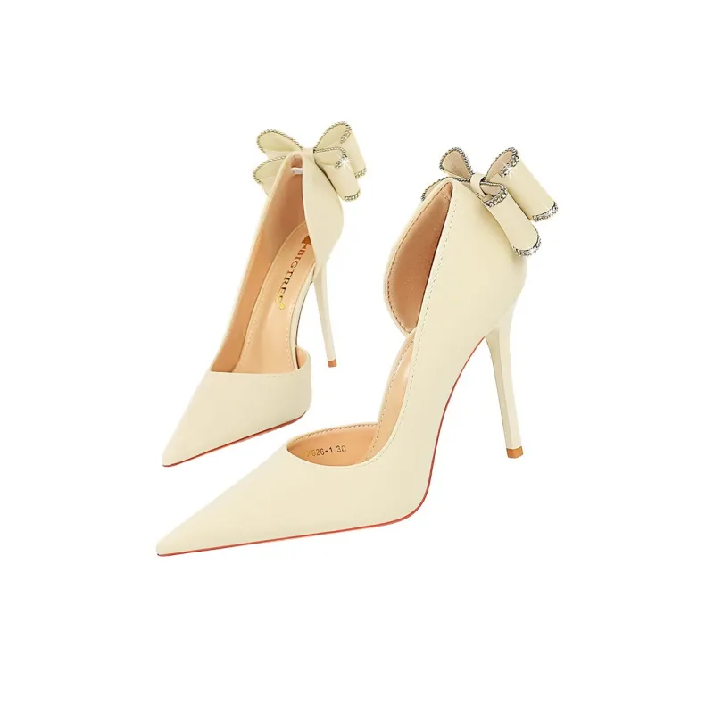 QITUMAUL Slim Heel High Heels 10.5cm Women's-5