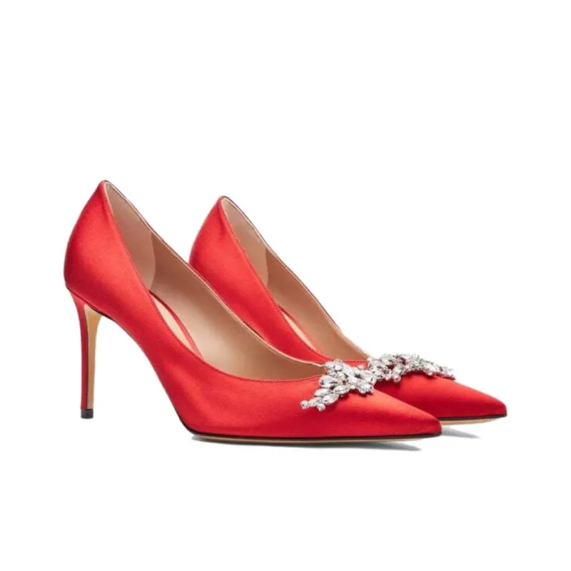 SCAROSSO Greta Embellished Pointed-Toe Pumps-2