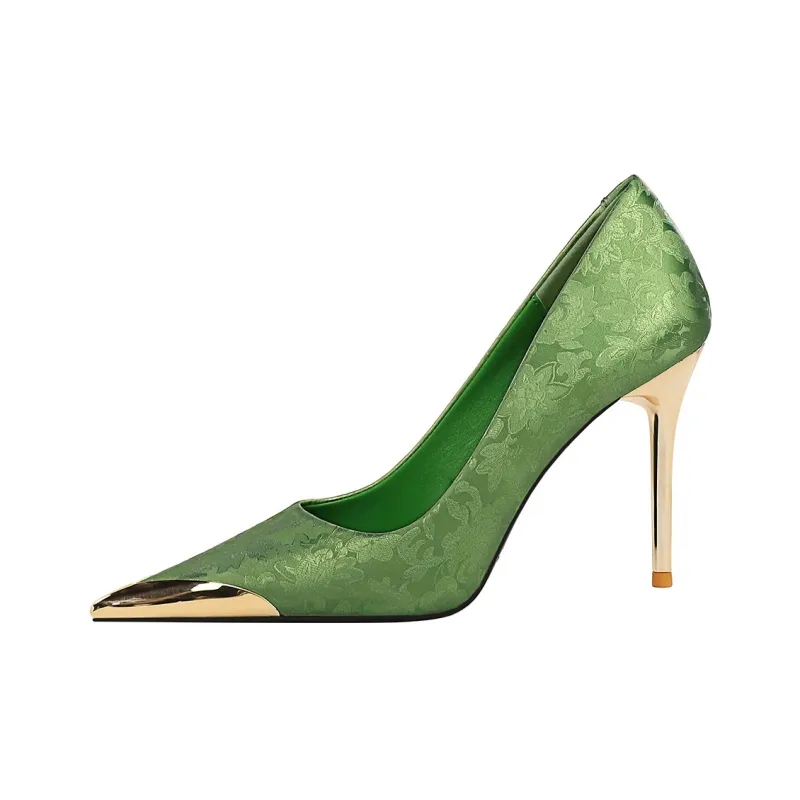 QITUMAUL Slim Heel High Heels Women's-3