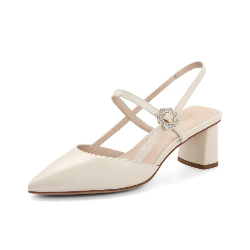BELLE Chunky Heel High Heels 5.5cm Women's-1