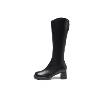 Bull Charm Knee high Boots 6cm Women's