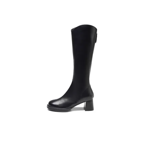 Bull Charm Knee high Boots 6cm Women's