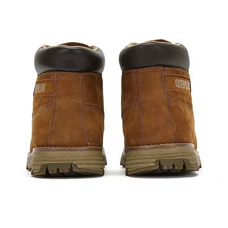 CAT Martin Boots Men Brown Yellow-3
