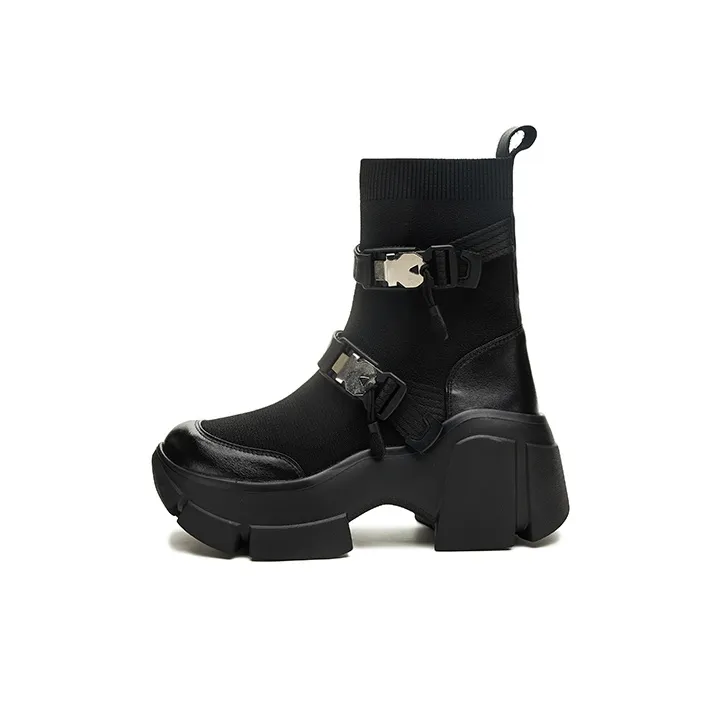 HR Helena Ankle Boots 7cm Women's Black-0