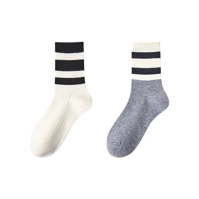 Top Melon Mid Calf Socks Women's Combo Set-5