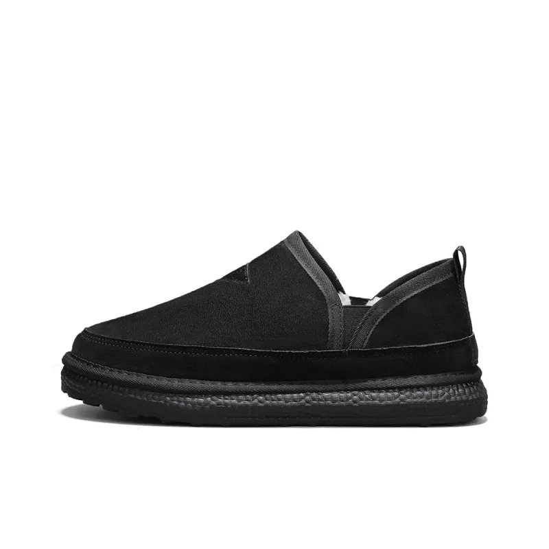 MEXICAN Warm Water Resistant Wear Resistant Slip Resistant Coverage Ankle Length Snow Boots Men's-0