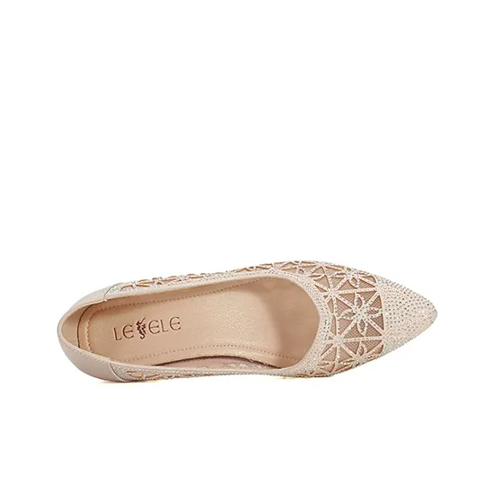 LESELE Chunky Heel High Heels 5cm Women's-3