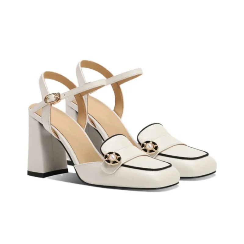 Princess & Isabel Chunky Heel High Heels 8.5cm Women's-1