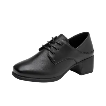 AOKANG Chunky Heel High Heels 4.8cm Women's Black