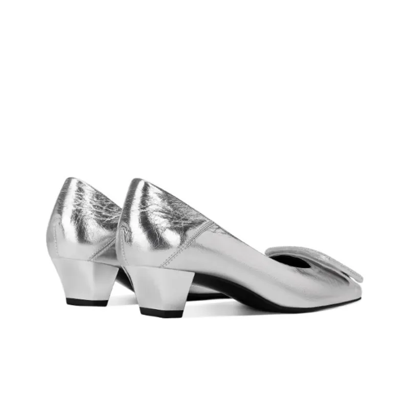 JESSICA SOPHIA Commute Versatile Comfortable Chunky Heel High Heels 3cm Women's-5
