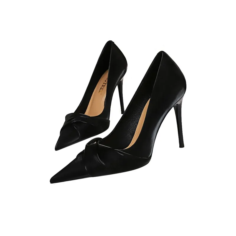 QITUMAUL Slim Heel High Heels Women's-11