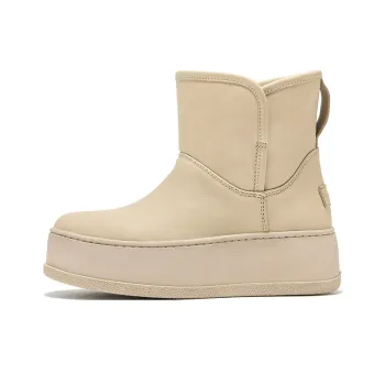 Beau Today Short Mid-Calf Snow Boots 5.5cm Women's Sand