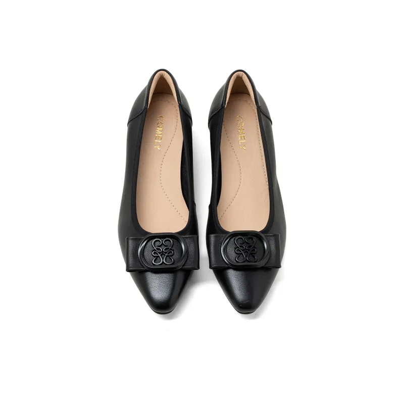 COMELY Chunky Heel High Heels 3cm Women's-8