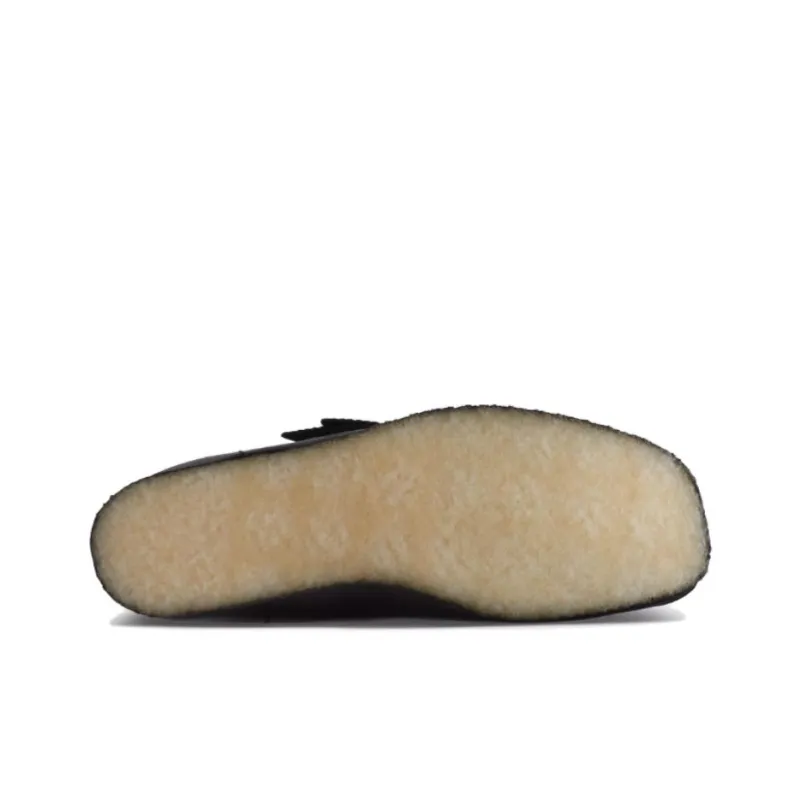 Clarks Wallabee Black Leather-5