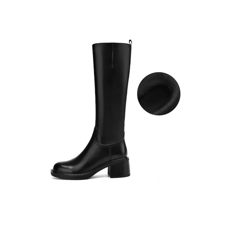 BOERDIQI Cavalier Boots Knee high Boots 5.5cm Women's-1
