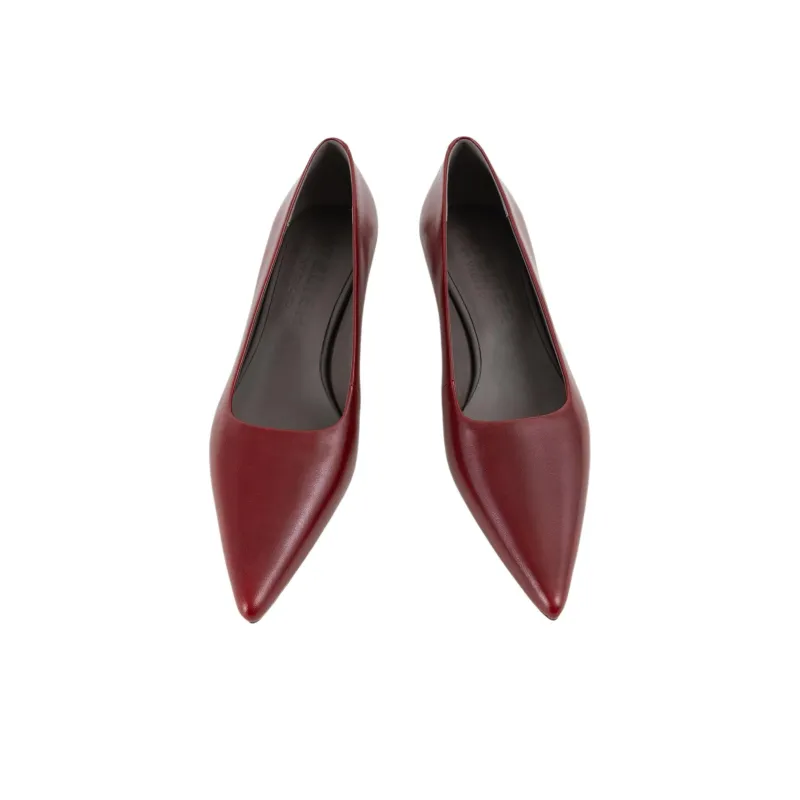 VAGABOND SHOEMAKERS Sonya Chunky Heel High Heels 3.5cm Women's Deep Red-3