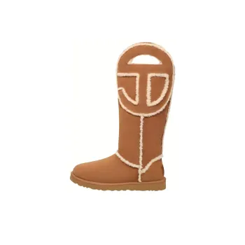 UGG X Telfar Logo Tall Chestnut