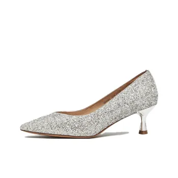 Tata Slim Heel High Heels 6cm Women's Silver