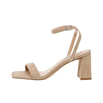 STEVE MADDEN Luxe Strap Sandals 7cm Women's Light Brown