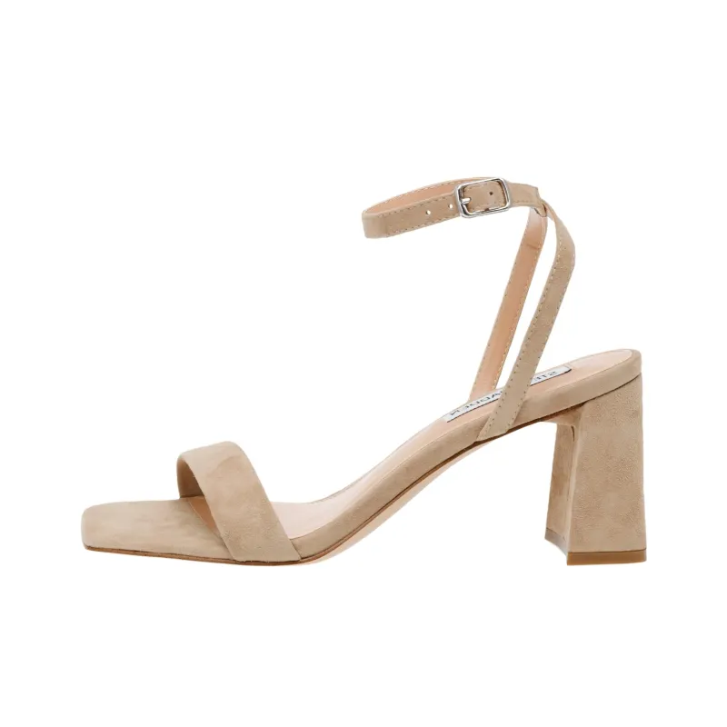STEVE MADDEN Luxe Strap Sandals 7cm Women's Light Brown-0