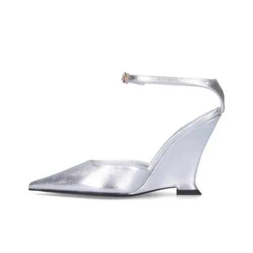 3JUIN Clea Wedge Heel High Heels Women's Silver