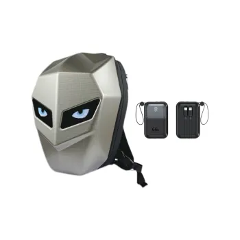 OKEKE Commute Polyester Backpack Unisex Titanium Color Scheme