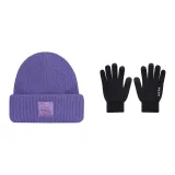 Purple Hat+Black Glove