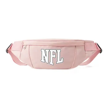 NFL Fabric Waist Bag Chest Bag Large Size Women's Pink