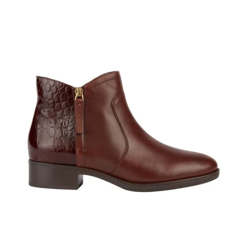 GEOX Felicity Ankle Boots 3.5cm Women's Brown-1