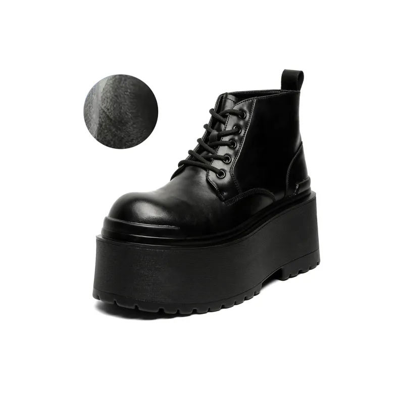 Chi Wolf Ankle Boots Men's Black-6