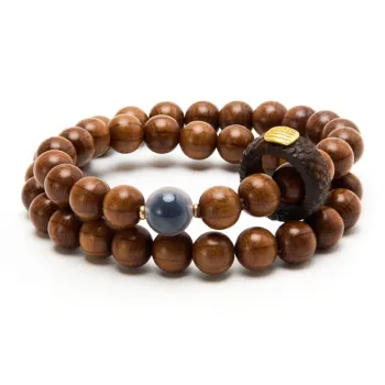 SIANNMIH Zabelia Biflora Wooden Bracelets Unisex